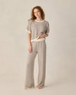 Ladies Knit Set | Chocolate Stripe | Rylee & Cru