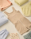 Malibu Bodysuit | Ocre Check | Rylee & Cru