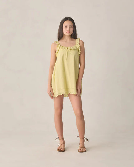 Teen Ida Dress | Citron | Rylee & Cru