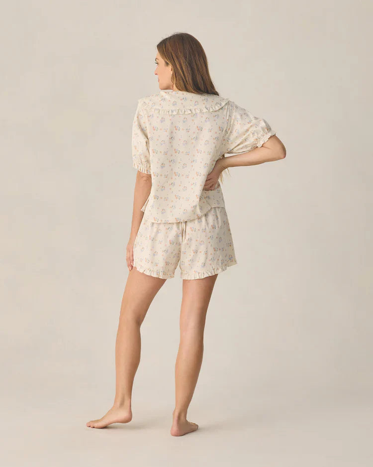 Women's Delilah Pajama Set | Pastel Garden | Rylee & Cru