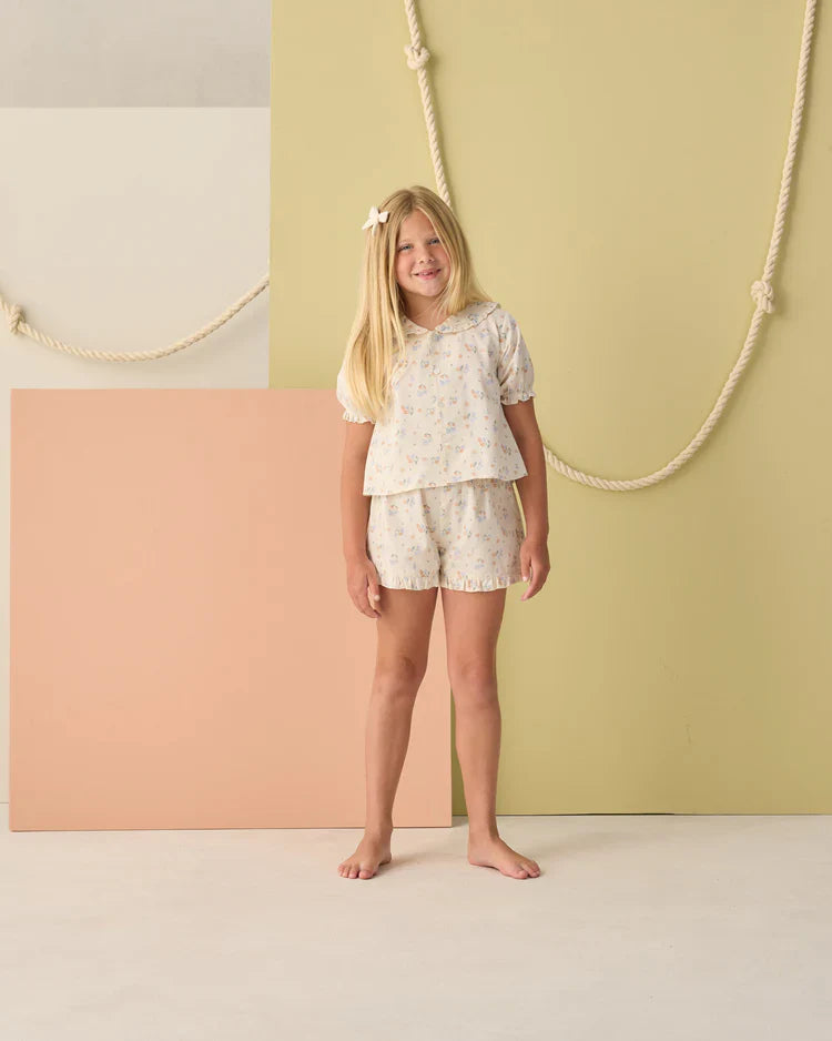 Delilah Pajama Set | Pastel Garden | Rylee & Cru
