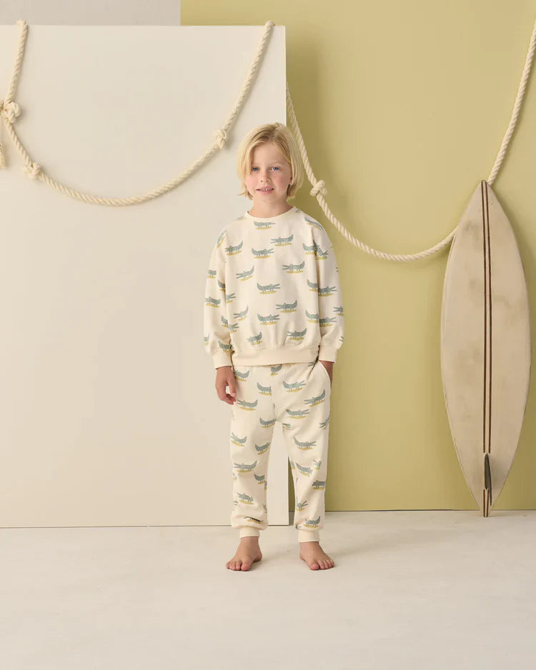 Relaxed Sweatshirt | Alligators | Rylee & Cru
