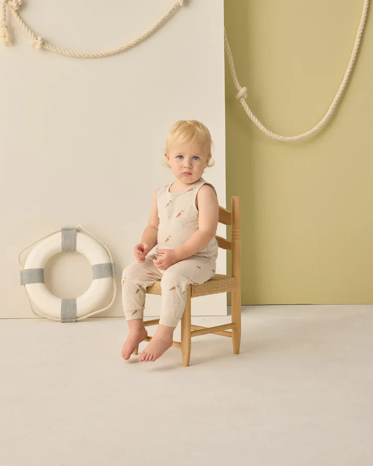 Tank + Slouch Pant Set | Pelican | Rylee & Cru