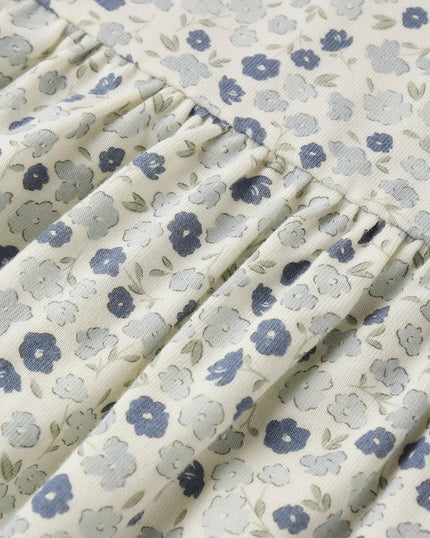 Babydoll Dress | Blue Ditsy | Rylee & Cru