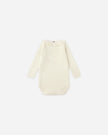 Ruffle Collar Bodysuit | Natural | Quincy Mae