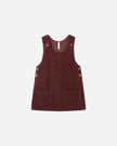 Odette Overall Dress | Burgundy | Rylee & Cru