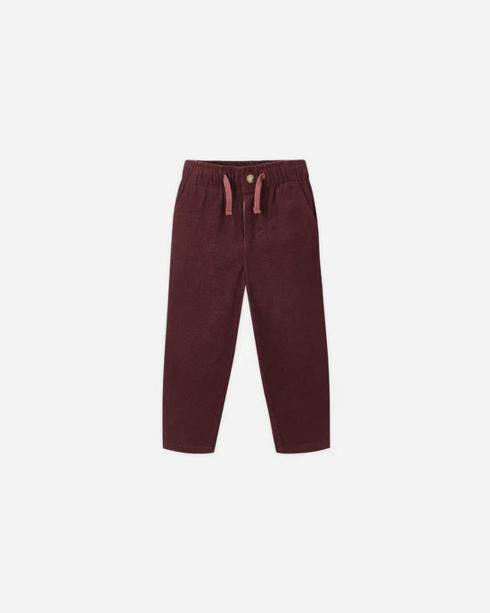 Kalen Pant | Burgundy | Rylee & Cru