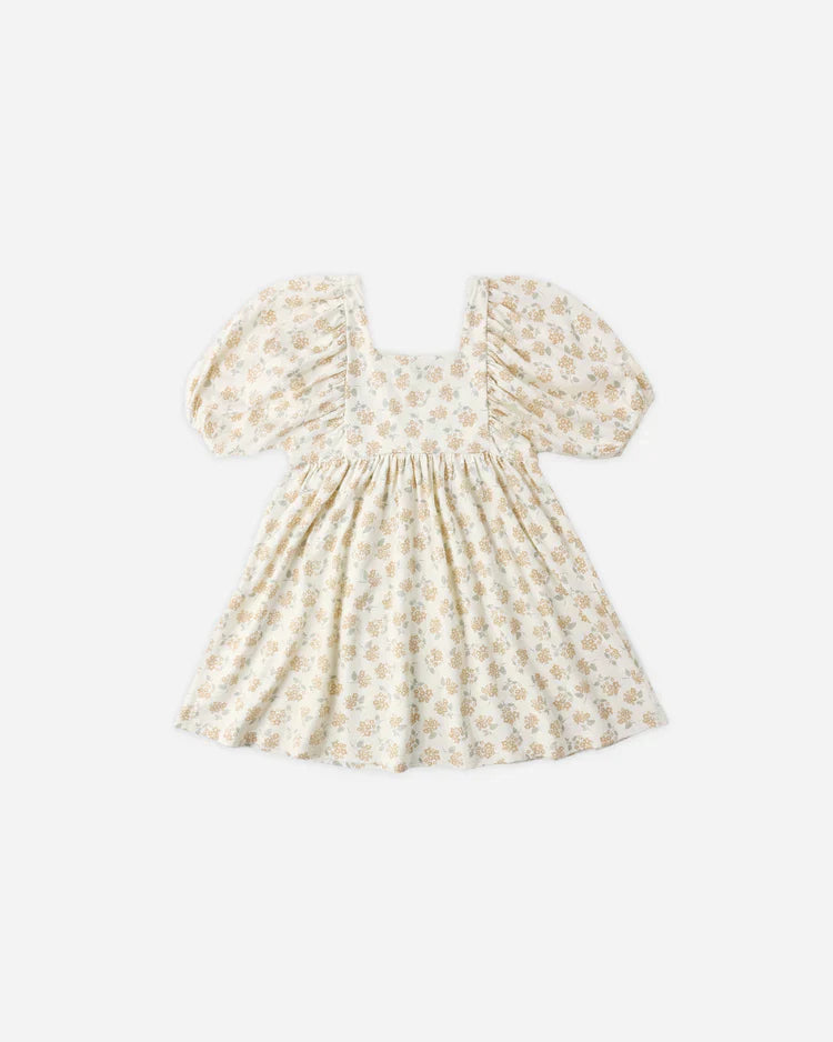 Brea Dress | Yellow Ditsy | Rylee & Cru