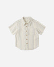 Collared Short Sleeve Shirt | Sea Stripe | Rylee & Cru