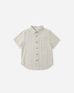 Collared Short Sleeve Shirt | Nautical  Stripe | Rylee & Cru