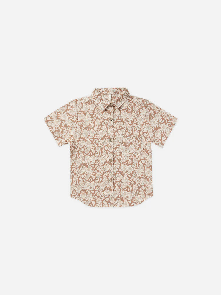 Collared Short Sleeve Shirt | Rylee & Cru | Plumeria