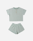 Summer Waffle Set | Sea Green Stripe | Rylee & Cru