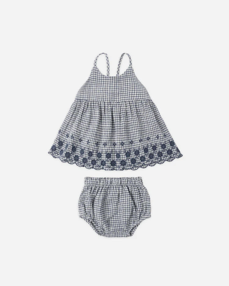 Zenni Set | Marine Gingham | Rylee & Cru