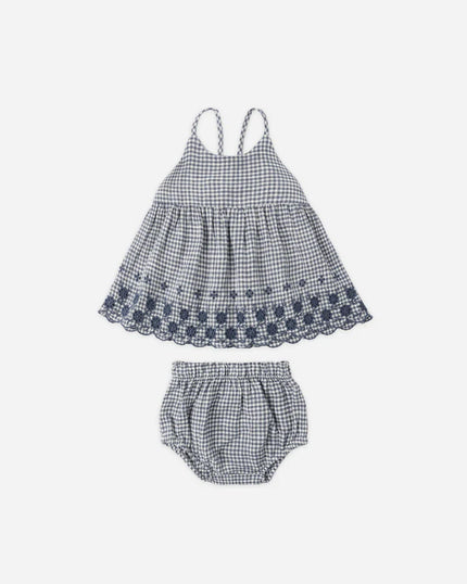 Zenni Set | Marine Gingham | Rylee & Cru