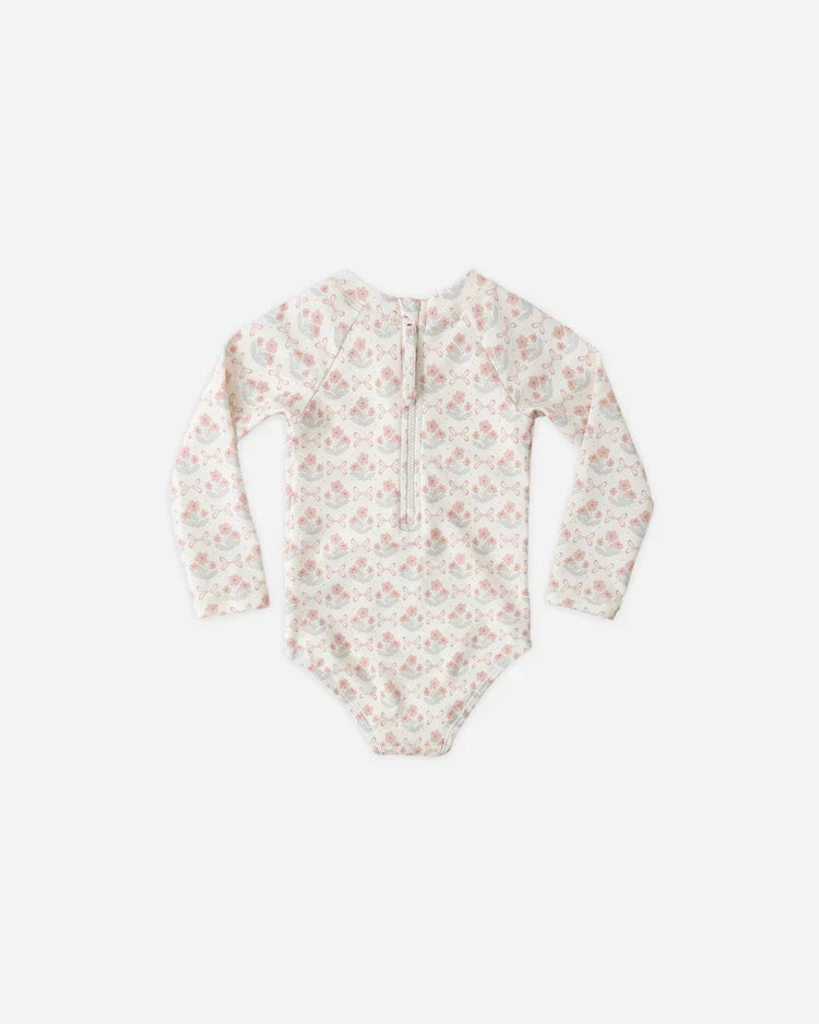 Delphine Rashguard One-Piece |  Blossom | Rylee & Cru