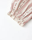 Ruffle Pajamas | Candy Cane Stripe | Rylee & Cru