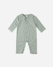 Baby Pajama Romper | Evergreen  Gingham | Rylee & Cru
