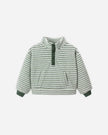 Snap Pullover | Evergreen Stripe | Rylee & Cru