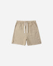 Perry Short | Ocre Check | Rylee & Cru