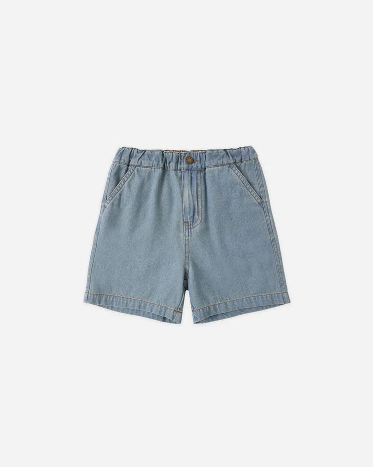 Dawson Short | Washed Blue | Rylee & Cru