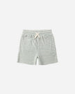 Terry Boys Short | Seafoam Stripe | Rylee & Cru