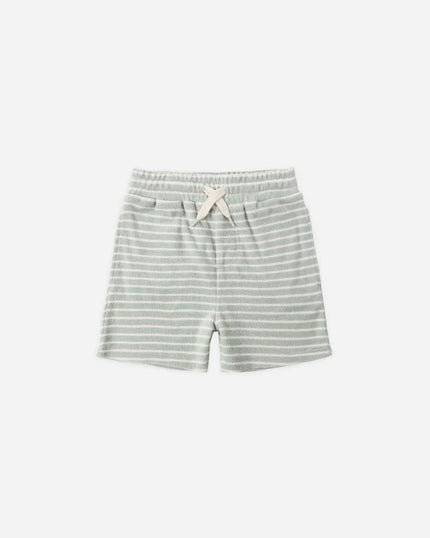 Terry Boys Short | Seafoam Stripe | Rylee & Cru