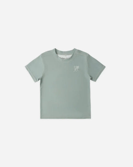 Short Sleeve Rashguard | Sea Green | Rylee & Cru