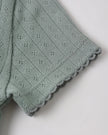 Pointelle Tee | Sea Green | Rylee & Cru