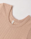 Pointelle Tee | Melon | Rylee & Cru