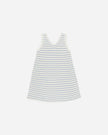 Crochet Tank Mini Dress | Blue Stripe | Rylee & Cru