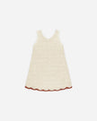 Crochet Tank Mini Dress | Natural | Rylee & Cru