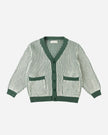 Haywood Cardigan | Green Stripe | Rylee & Cru