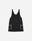 V-Neck Overall Dress | Washed Black | Rylee & Cru