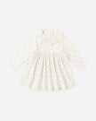 Ruffle Collar Dress | Natural Ditsy | Rylee & Cru