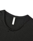 Tern Ribbed Long Sleeve | Black | Rylee & Cru