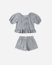 Juniper Set | Marine Gingham | Rylee & Cru