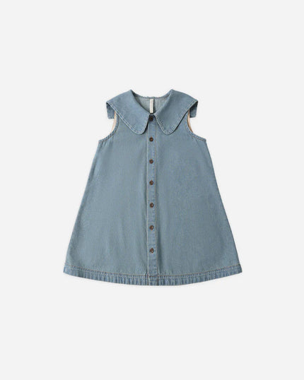 Adria Dress | Washed Blue | Rylee & Cru