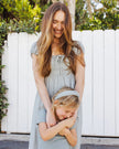 Women's Joya Dress | Green Gingham | Rylee & Cru
