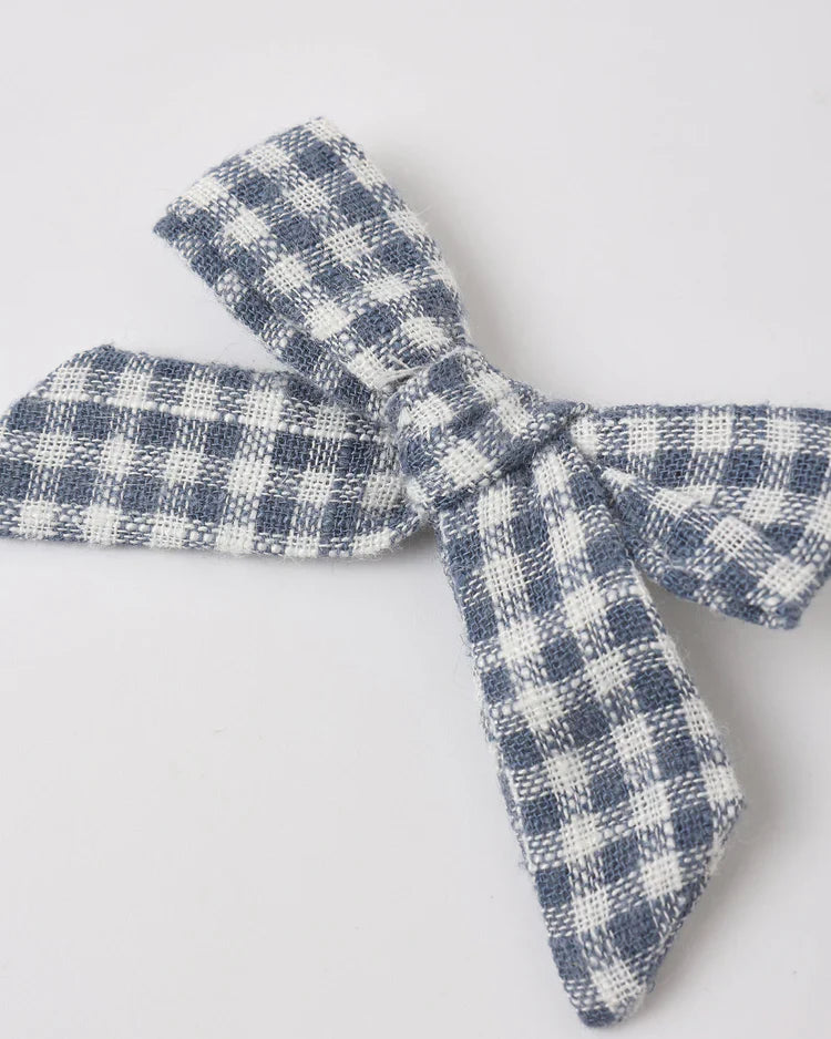 Bows, Set Of 2 | Marine Gingham | Rylee & Cru