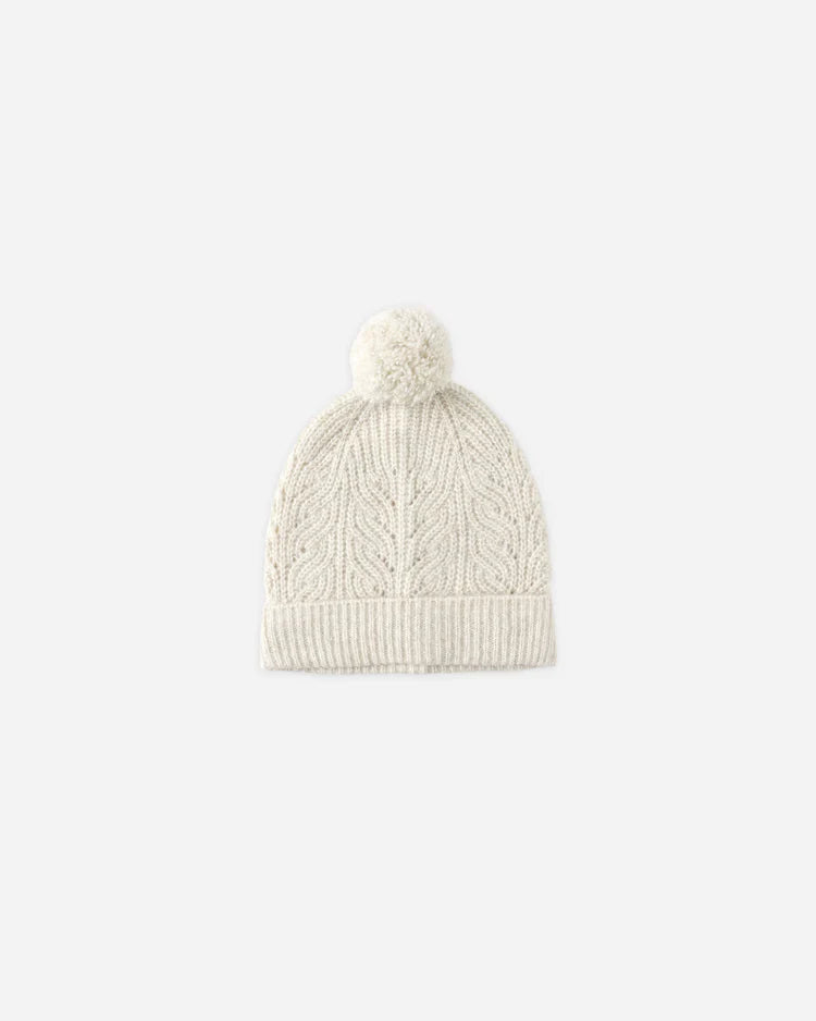 Beanie | Heathered Oatmeal | Rylee & Cru