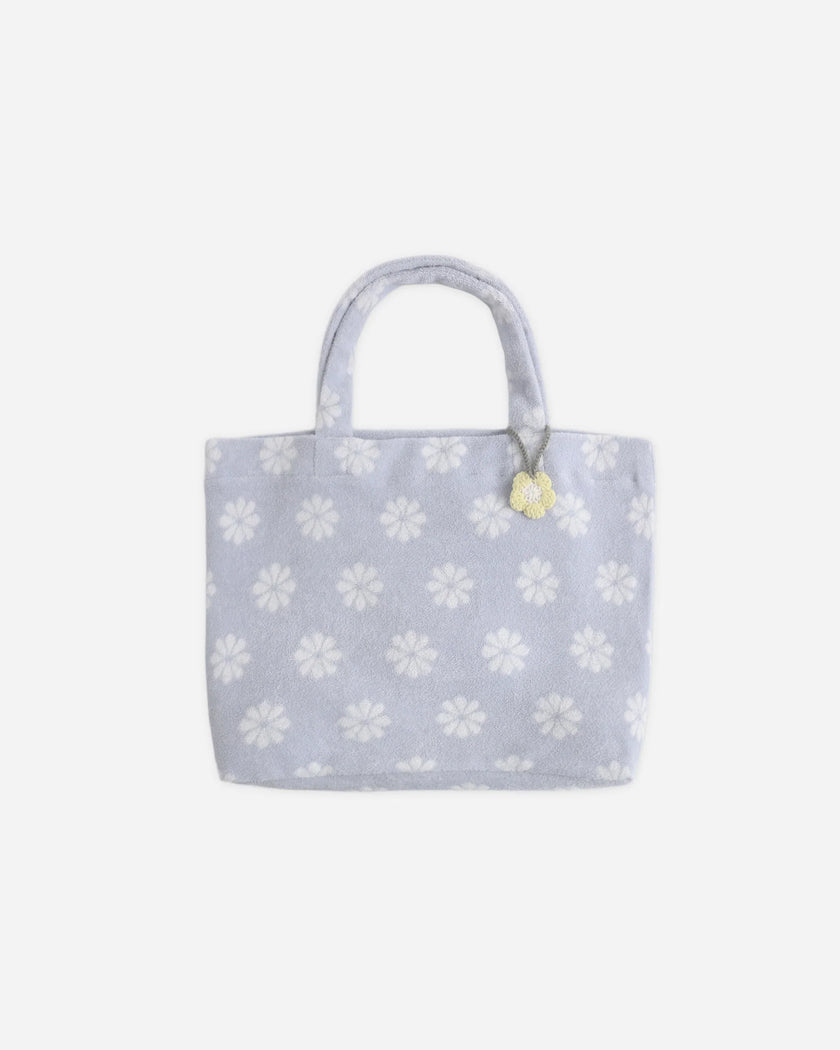 Terry Beach Bag | Periwinkle Daisy | Rylee & Cru