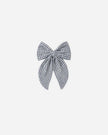 Oversized Bow | Marine Gingham | Rylee & Cru
