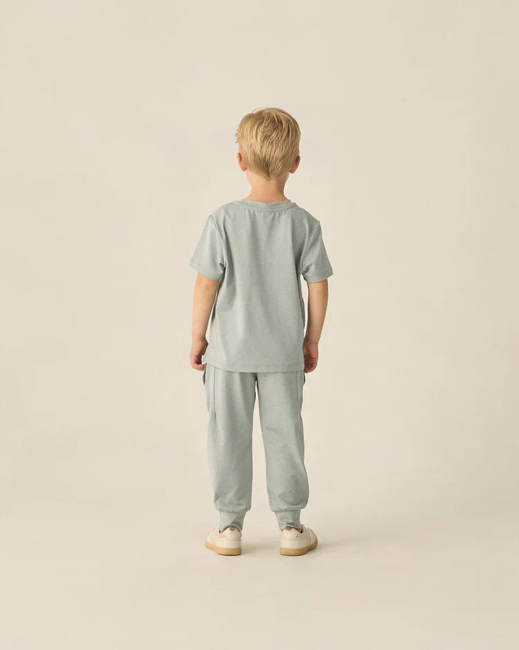 Century Tech Jogger | Heathered Sea Green | Rylee & Cru
