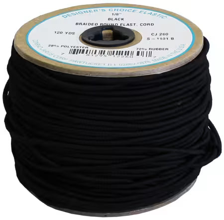 Round Cord Elastic 1/8