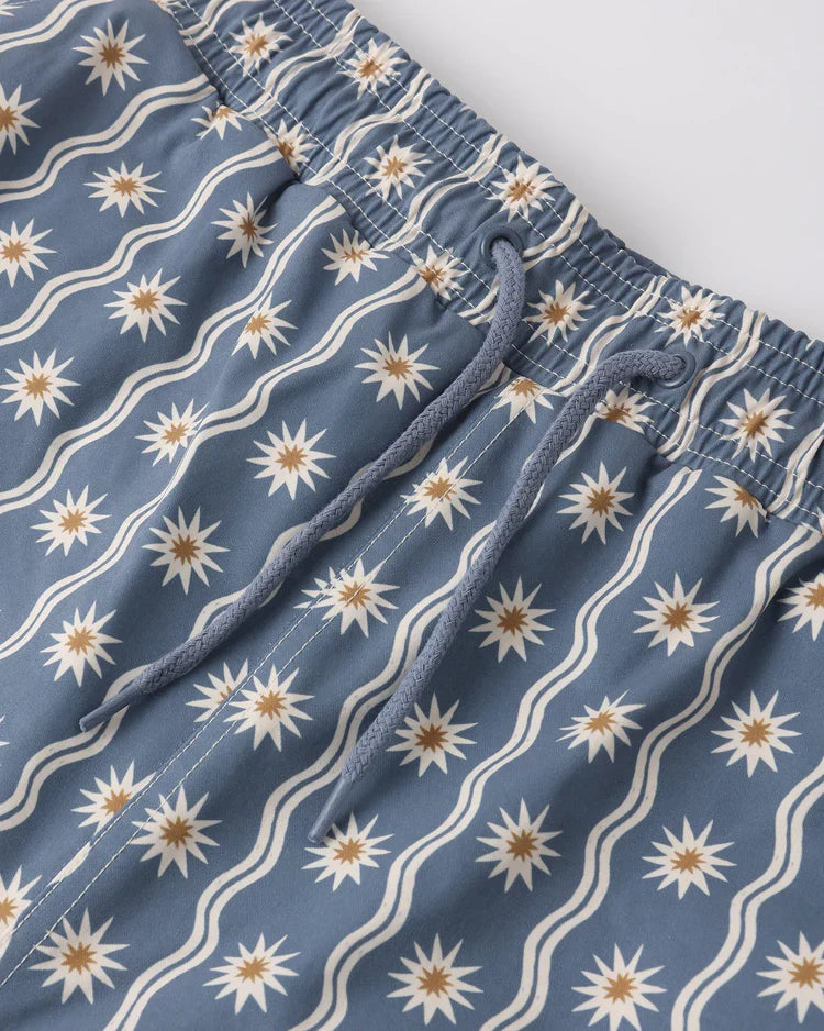 Mens Basic Boardshort | Sun Wave | Rylee & Cru