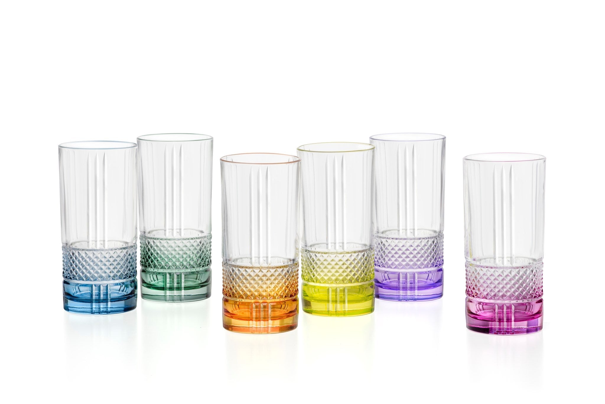 RCR - Brillante Colour Hb Tumbler (Set of 6) Asst