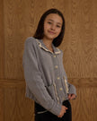 Teen Collared Cardigan | Dusty Blue | Rylee & Cru