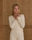 Teen Ribbed Lounge Set | Natural Ditsy | Rylee & Cru