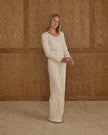Teen Ribbed Lounge Set | Natural Ditsy | Rylee & Cru