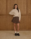 Teen Pleated Skirt | Holiday Plaid | Rylee & Cru